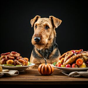 Airedale Terrier Thanksgiving